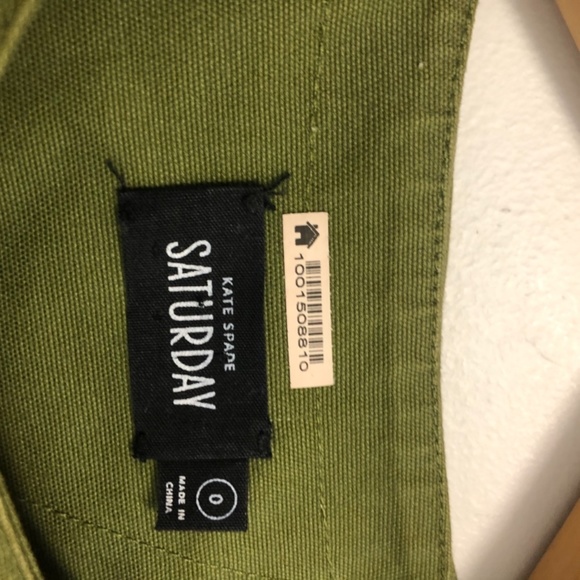 kate spade saturday army green dress - Picture 7 of 8